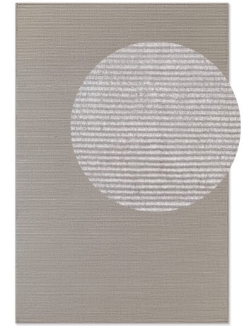 Przejdź do produktu Dywan nowoczesny Perles Paseczki szaro-kremowe 160 cm x 235 cm