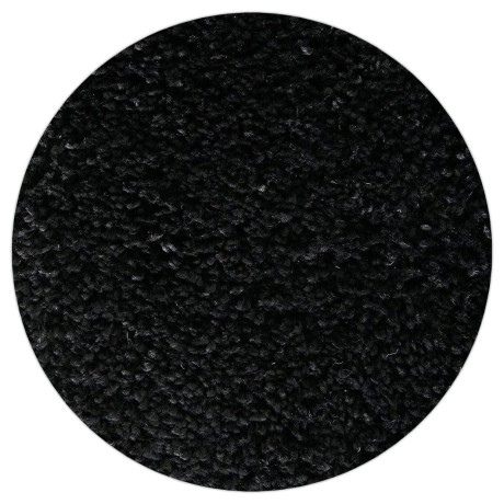 Przejdź do produktu Dywan shaggy Best jednokolorowy czarny koło 200 cm x 200 cm