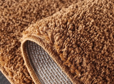 Przejdź do produktu Dywan shaggy Best jednokolorowy cognac 80 cm x 250 cm