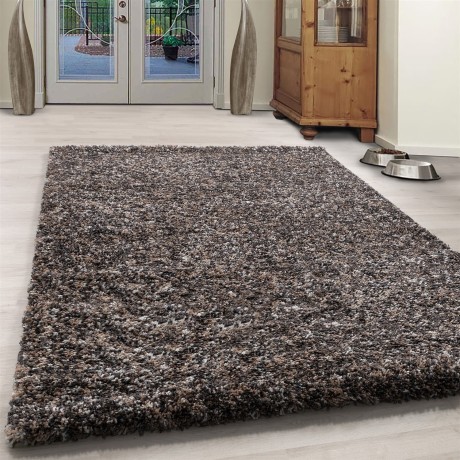 Przejdź do produktu Dywan shaggy Enjoy brązowy wielokolorowy 280 cm x 370 cm 