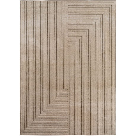 Przejdź do produktu Dywan uniwersalny Nova 3D Geometria beżowy 160 cm x 230 cm