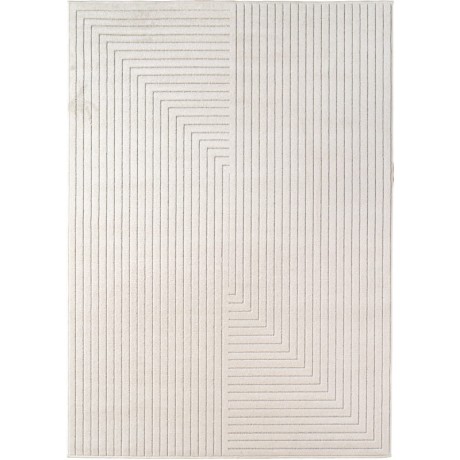 Przejdź do produktu Dywan uniwersalny Nova 3D Geometria kremowy 160 cm x 230 cm