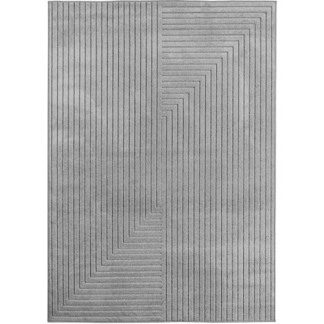 Przejdź do produktu Dywan uniwersalny Nova 3D Geometria szary 160 cm x 230 cm