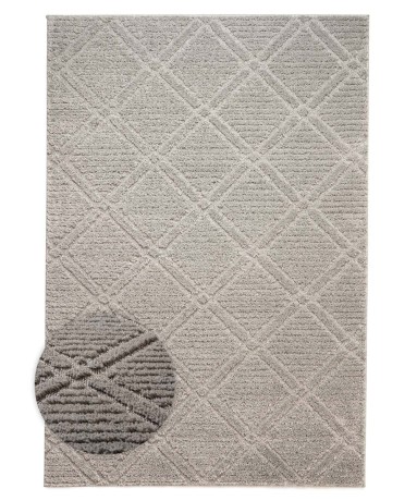Przejdź do produktu Dywan nowoczesny 3D Arc Romby szary 160 cm x 230 cm  