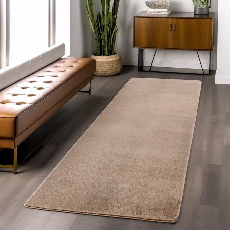 Przejdź do produktu Dywan pluszowy Joy beżowy 80 cm x 250 cm 