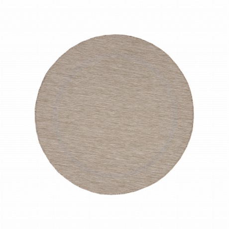 Przejdź do produktu Dywan zewnętrzny Relax ramka beżowy koło 120 cm x 120 cm 