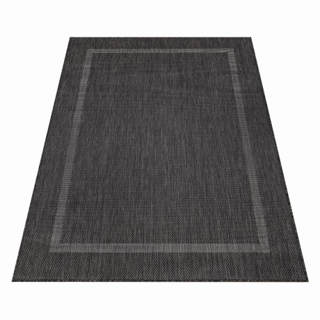 Przejdź do produktu Dywan zewnętrzny Relax ramka czarny 80 cm x 150 cm