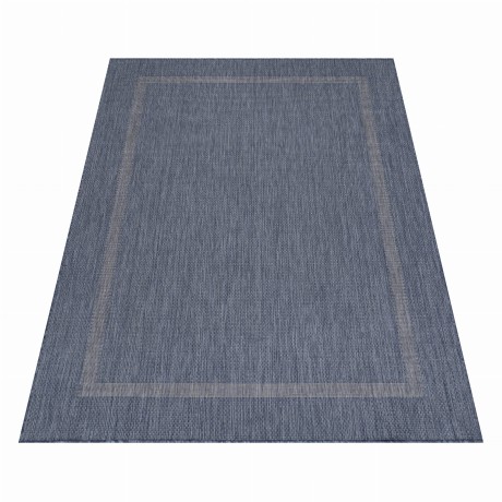 Przejdź do produktu Dywan zewnętrzny Relax ramka granatowy 140 cm x 200 cm