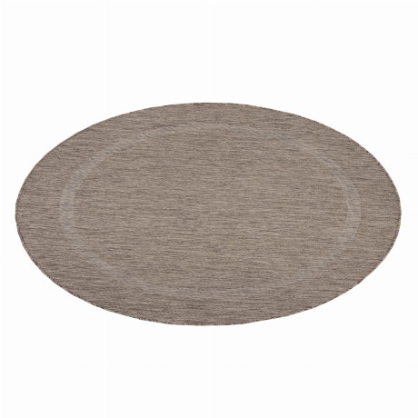 Przejdź do produktu Dywan zewnętrzny Relax ramka brązowy koło 120 cm x 120 cm