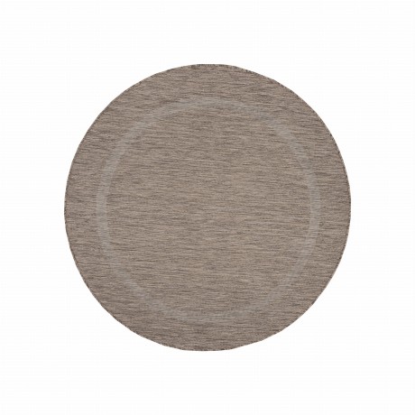 Przejdź do produktu Dywan zewnętrzny Relax ramka brązowy koło 120 cm x 120 cm