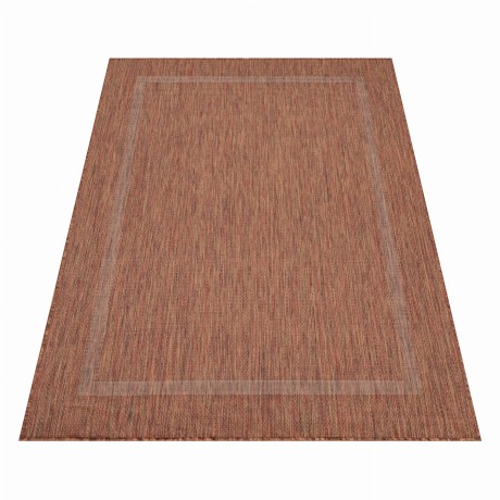 Przejdź do produktu Dywan zewnętrzny Relax ramka ceglany 140 cm x 200 cm