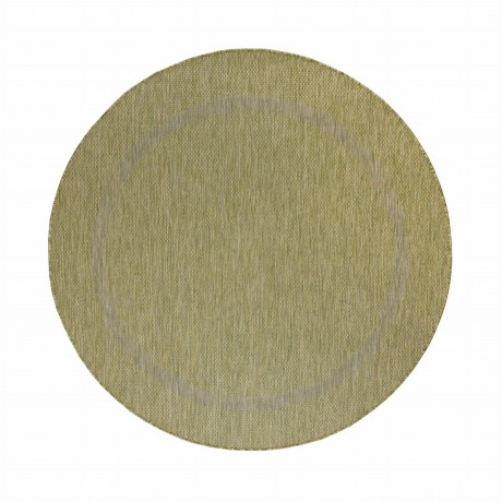 Przejdź do produktu Dywan zewnętrzny Relax ramka zielony koło 120 cm x 120 cm 