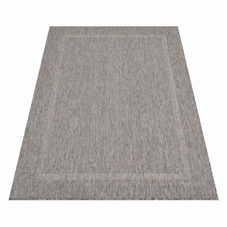 Przejdź do produktu Dywan zewnętrzny Relax ramka szary 140 cm x 200 cm