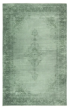 Przejdź do produktu Dywan vintage Marylou zielony 195 cm x 280 cm
