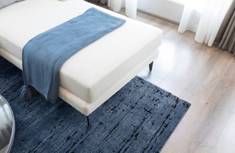 Przejdź do produktu Dywan nowoczesny Stella niebieski 80 cm x 300 cm