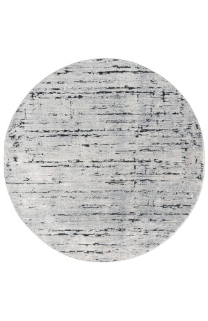 Przejdź do produktu Dywan nowoczesny Stella szary melanż koło 120 cm x 120 cm
