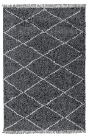 Przejdź do produktu Dywan shaggy Blake romby szare 120 cm x 160 cm