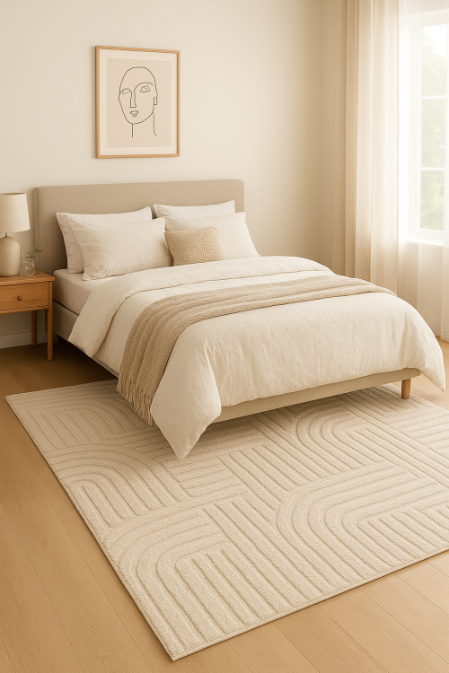dywan-nowoczesny-3d-arc-kremowy-aranzacja-w-sypialni-z-lozkiem.png