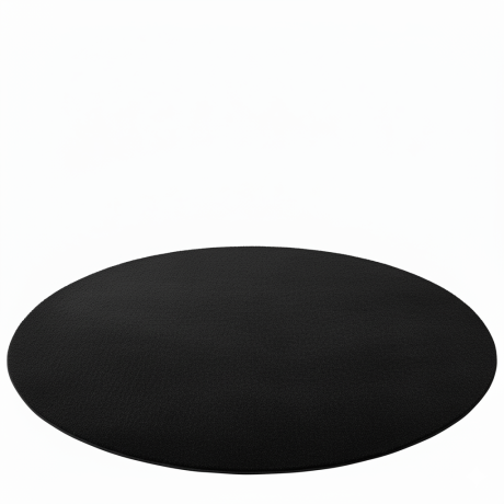 Przejdź do produktu Dywan pluszowy Joy czarny koło 200 cm x 200 cm