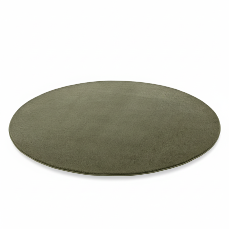 Przejdź do produktu Dywan pluszowy Joy zielony koło 200 cm x 200 cm