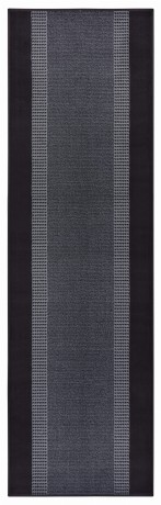 Przejdź do produktu Dywan nowoczesny Basic czarno-szary 80 cm x 450 cm 