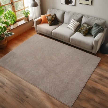 Przejdź do produktu Dywan nowoczesny Helix jednobarwny beżowy 140 cm x 200 cm  