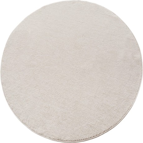 Przejdź do produktu Dywan nowoczesny Helix jednobarwny kremowy koło 80 cm x 80 cm