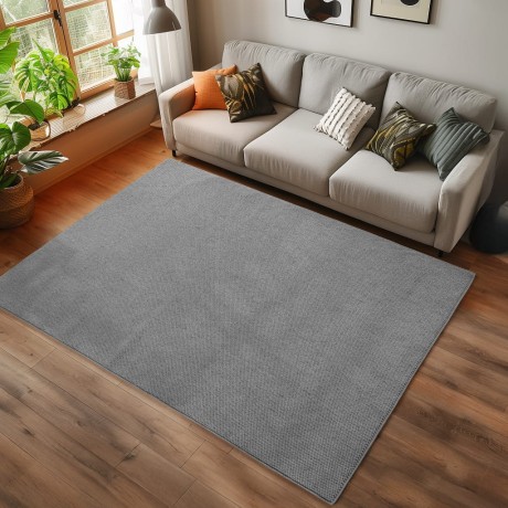 Przejdź do produktu Dywan nowoczesny Helix jednobarwny szary  60 cm x 110 cm