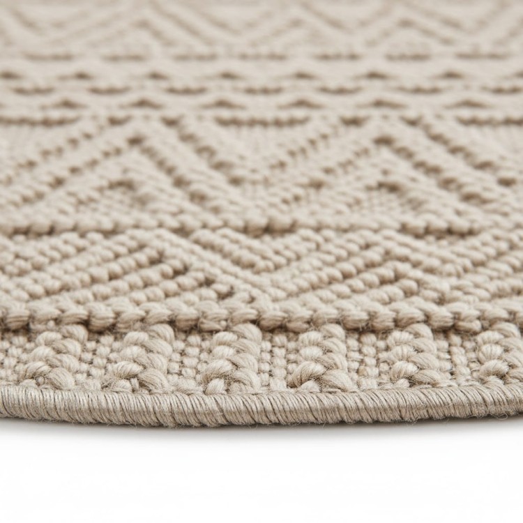 dywan-nowoczesny-3d-helix-boho-bezowy-kolo-zblizenie-obszycia-i-wzoru.jpg