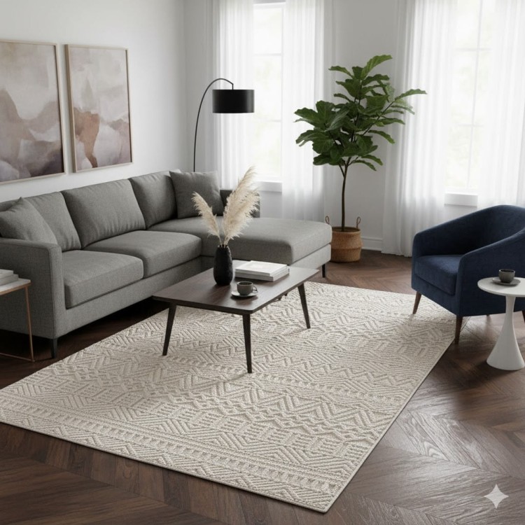 dywan-nowoczesny-3d-helix-boho-kremowy-aranzacja-w-salonie-z-biala-sofa-na-ciemnej-podlodze-stolikiem-kawowym-krzeslem-w-tle-duze-okna.jpg