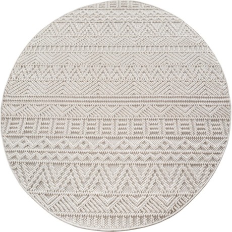 Przejdź do produktu Dywan nowoczesny Helix Boho kremowy koło 160 cm x 160 cm