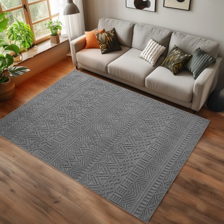 Przejdź do produktu Dywan nowoczesny Helix Boho szary  280 cm x 370 cm
