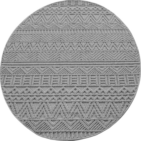 Przejdź do produktu Dywan nowoczesny Helix Boho szary koło 200 cm x 200 cm