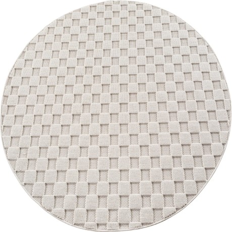 Przejdź do produktu Dywan nowoczesny Helix 3D kremowy koło 200 cm x 200 cm