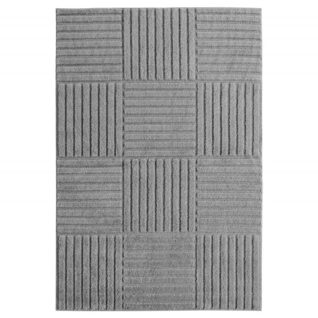 Przejdź do produktu Dywan nowoczesny 3D Art szary Kwadraty 160 cm x 230 cm