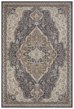 Przejdź do produktu Dywan Terrain designerski Orientalny Ornament Brązowo-Czarny z krótkim włosiem 200 cm x 280 cm Certyfikat Oeko-Tex