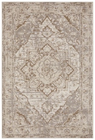 Przejdź do produktu Dywan Terrain designerski Orientalny Ornament Kremowo Brązowy z krótkim włosiem 200 cm x 280 cm Certyfikat Oeko-Tex