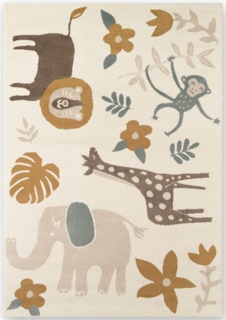 Przejdź do produktu Dywan dziecięcy Safari Adventures – Zwierzęta 160 cm x 235 cm Atest Oeko Tex