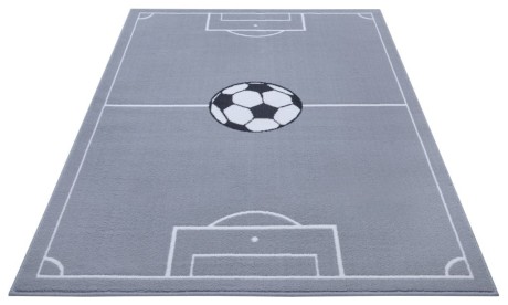 Przejdź do produktu Dywan dziecięcy Adventures – Boisko szare 120 cm x 170 cm Atest Oeko-Tex