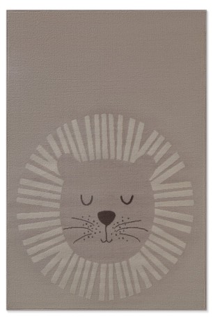 Przejdź do produktu Dywan dziecięcy Safari Adventures – Szczęśliwy Lew beżowo-brązowy 160 cm x 235 cm Atest Oeko-Tex