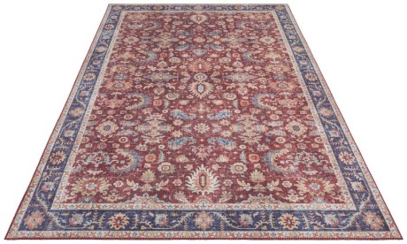 Przejdź do produktu Dywan klasyczny orientalny Asmar bordowy 80 cm x 150 cm