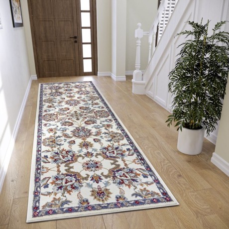 Przejdź do produktu Dywan klasyczny Luxor kremowy 80 cm x 240 cm