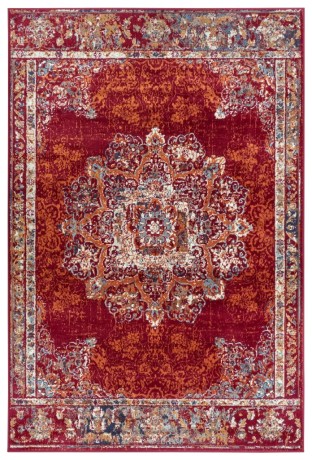 Przejdź do produktu Dywan klasyczny Luxor Rozeta czerwony 140 cm x 200 cm
