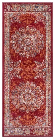 Przejdź do produktu Dywan klasyczny Luxor Rozeta czerwony 80 cm x 240 cm