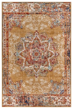 Przejdź do produktu Dywan klasyczny Luxor Rozeta złoty 140 cm x 200 cm