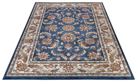 Przejdź do produktu Dywan Luxor Perski Florystyczny niebiesko - kremowy 120 cm x 170 cm