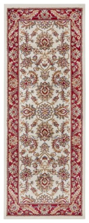 Przejdź do produktu Dywan Luxor Perski Florystyczny kremowo - czerwony 80 cm x 240 cm