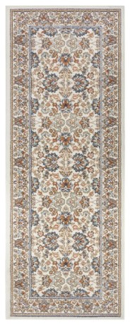 Przejdź do produktu Dywan Luxor Perski Florystyczny beżowo - kremowo - niebieski 80 cm x 240 cm