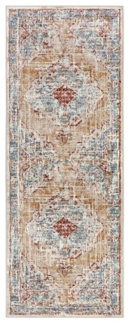 Przejdź do produktu Dywan klasyczny Luxor Medalion multikolorowy 80 cm x 240 cm