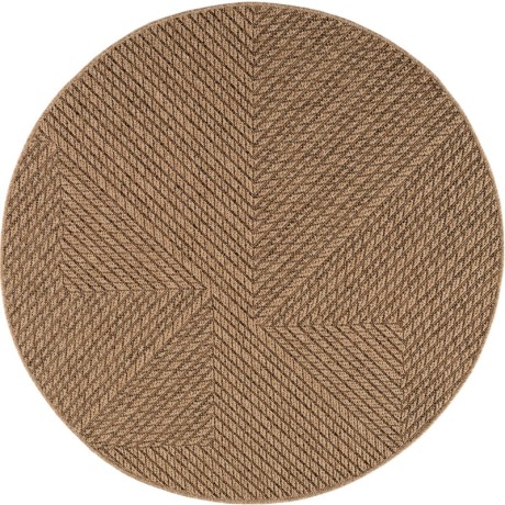Przejdź do produktu Dywan zewnętrzny Timber Geometryczny beżowy koło 200 cm x 200 cm